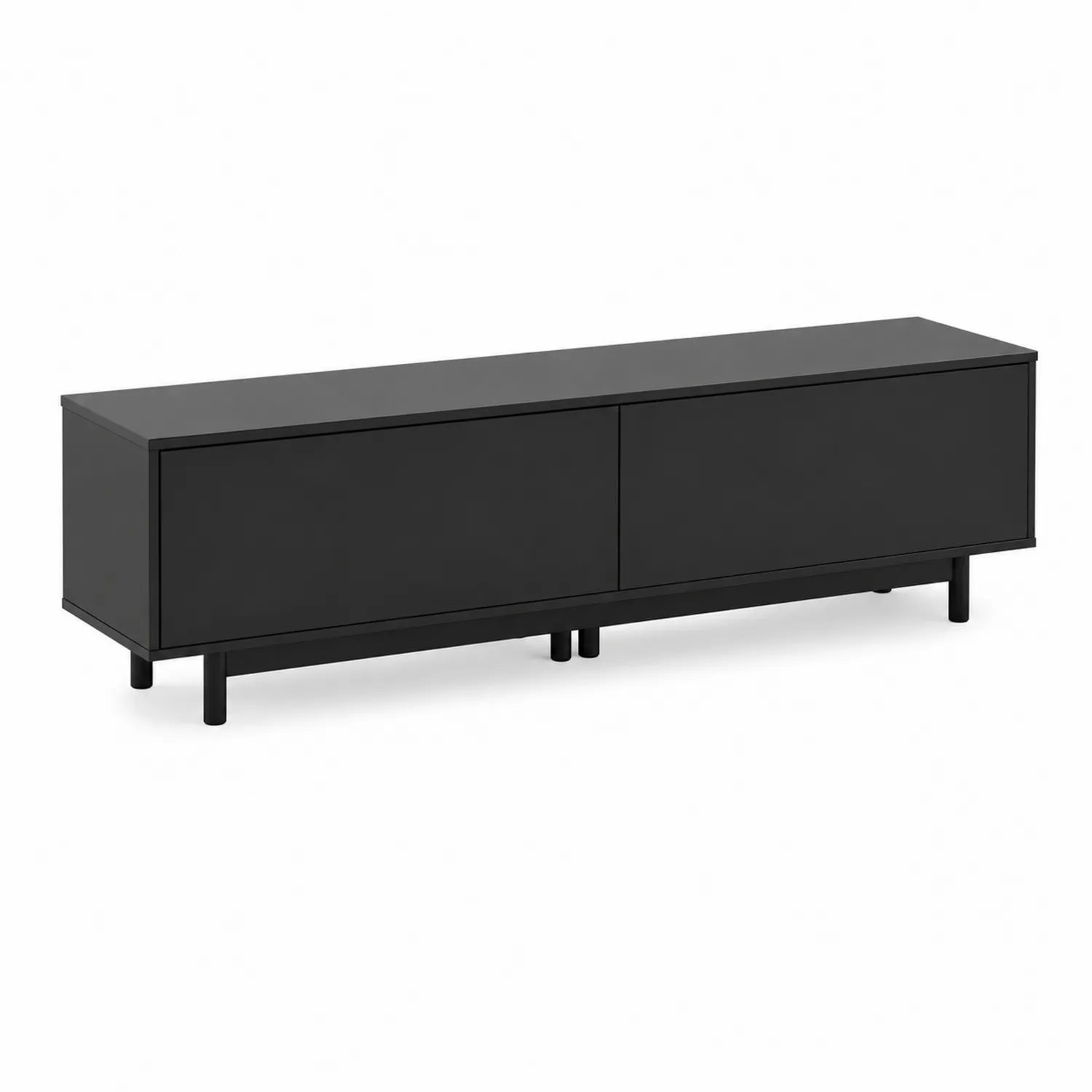 TV-Bank Schwarz 180x40x45 cm MDF